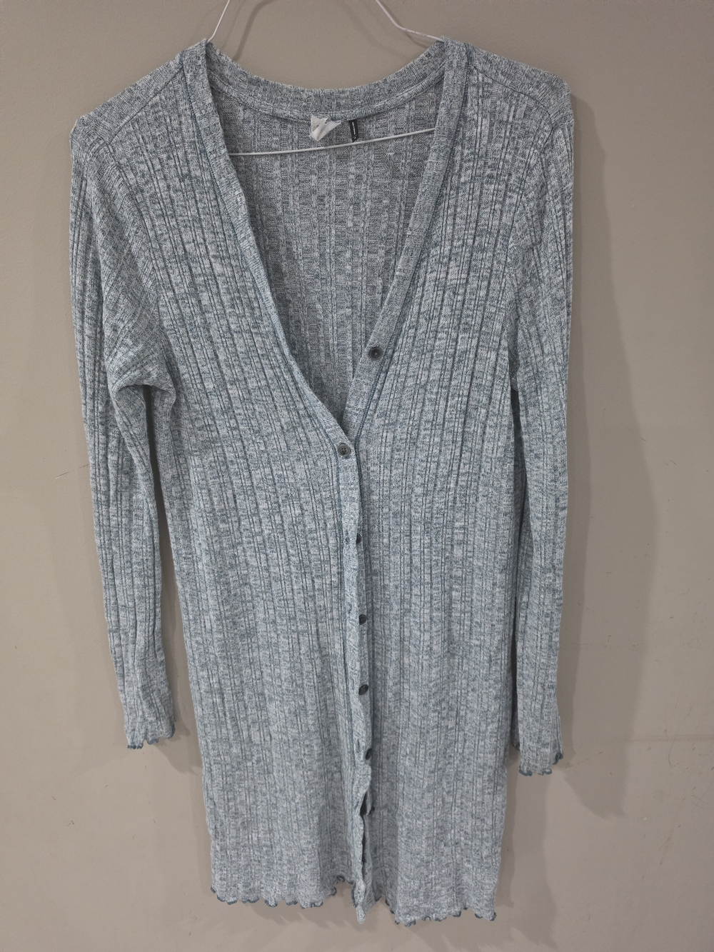 Anthropologie Akemi + Kin Marled Ribbed Long Cardigan Sweater M